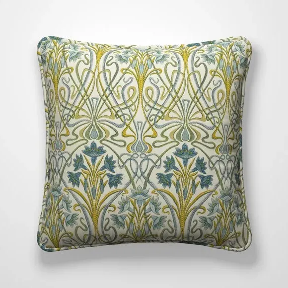 Floral Cushion Cover - Indigo