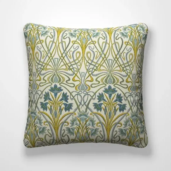 Floral Cushion Cover - Indigo
