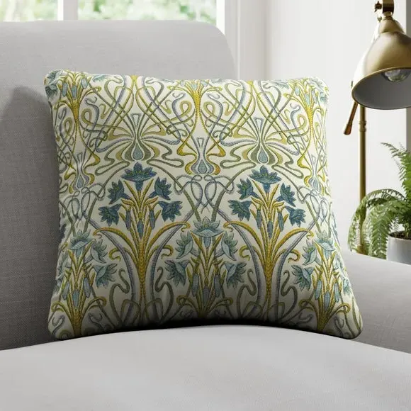 Floral Cushion Cover - Indigo