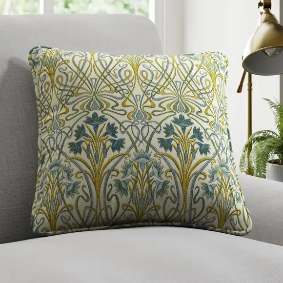 Floral Cushion Cover - Indigo