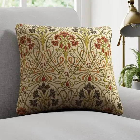 Floral Cushion Cover - Jewel