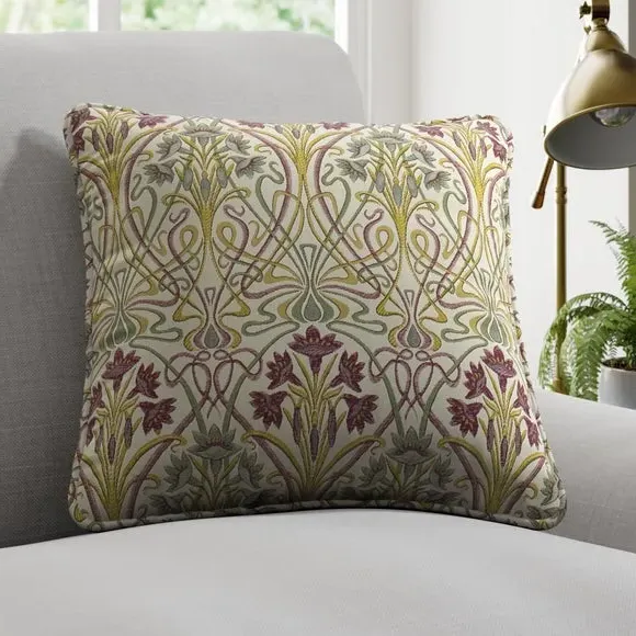 Floral Cushion Cover - Mulberry