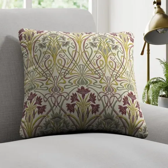Floral Cushion Cover - Mulberry
