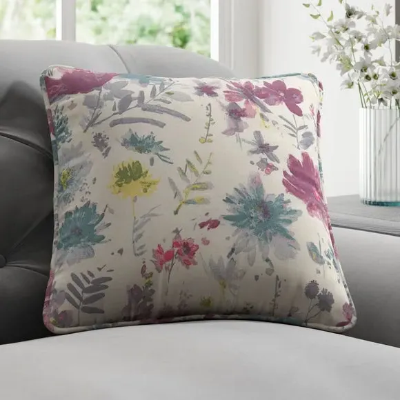 Floral Cushion Cover - Pink