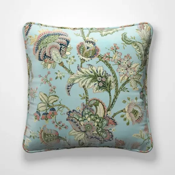 Floral Cushion Cover - Spa, Polyester