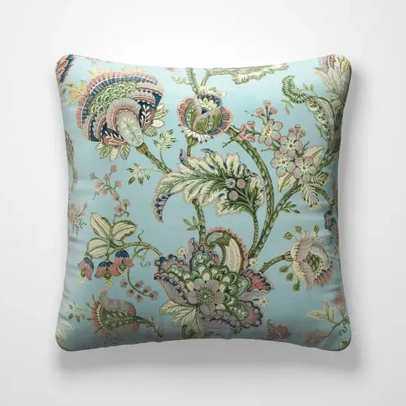 Floral Cushion Cover - Spa, Polyester