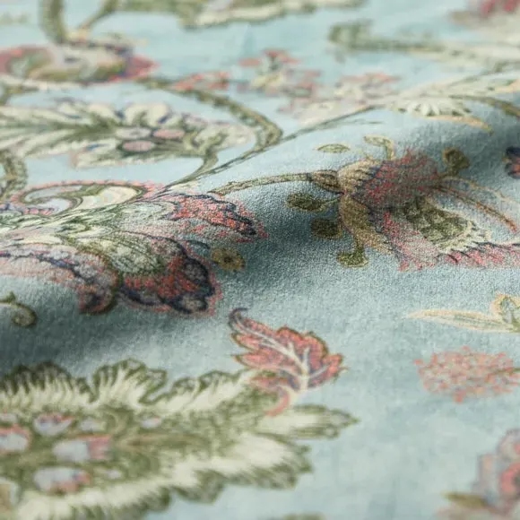 Floral Cushion Cover - Spa, Polyester