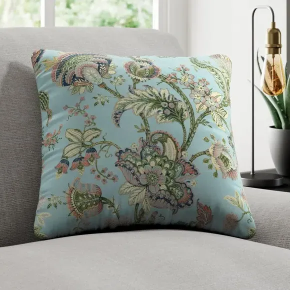 Floral Cushion Cover - Spa, Polyester image