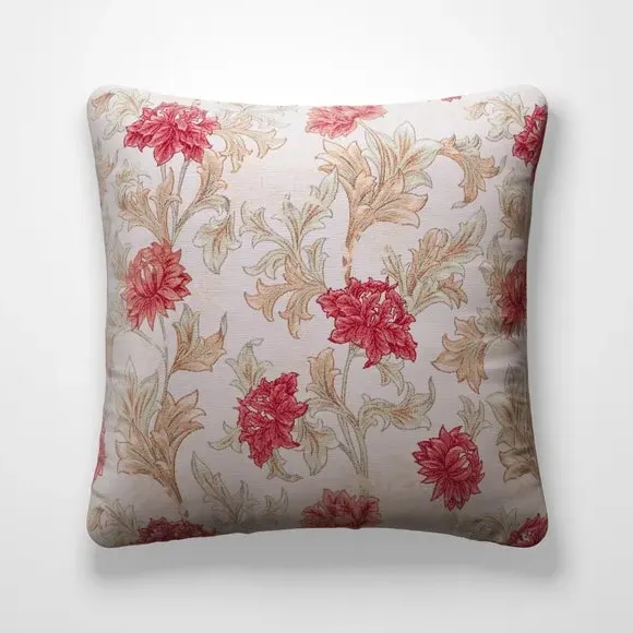 Floral Cushion Cover - Terracotta