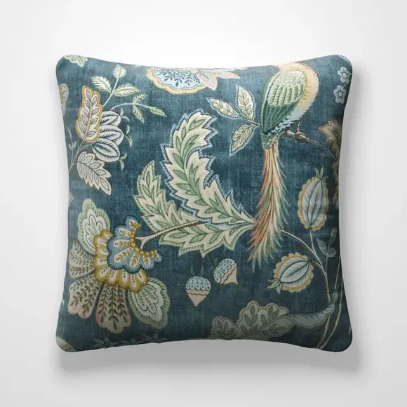 Floral Cushion Cover with Piped Edge - Mirage
