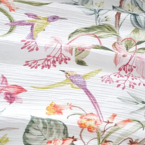 Floral Duvet Cover & Pillowcase Set - Blush, Polyester