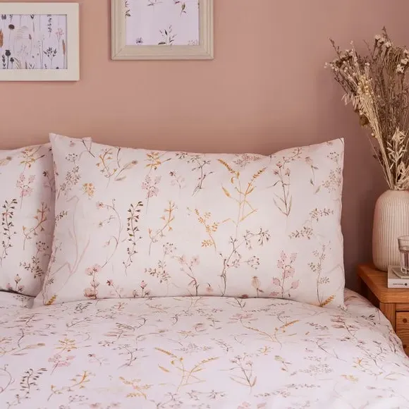 Floral Duvet Cover Set - Blush, Cotton
