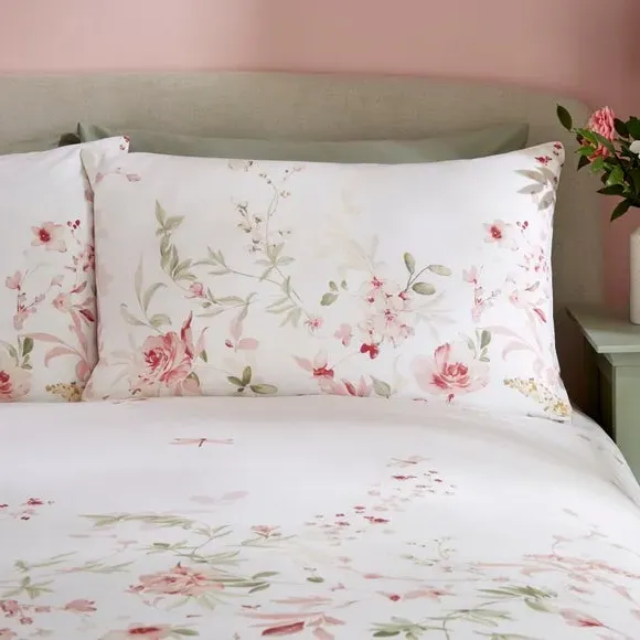 Floral Duvet Cover Set - Blush, Polycotton
