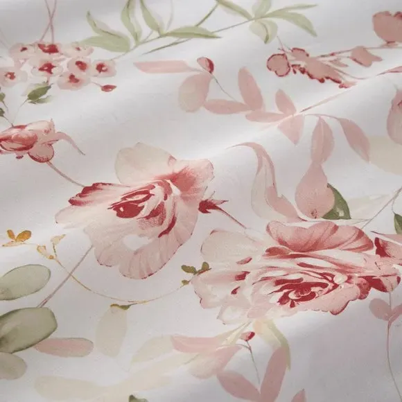 Floral Duvet Cover Set - Blush, Polycotton