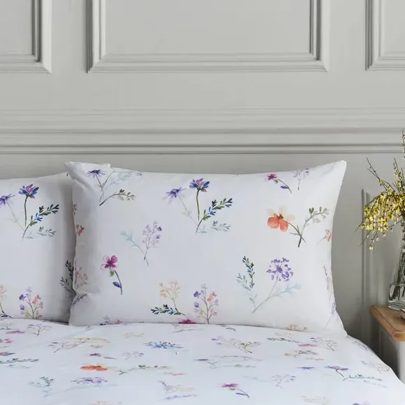 Floral Duvet Cover Set - Lilac, Polycotton