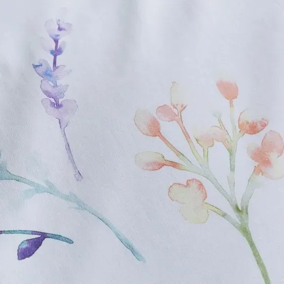 Floral Duvet Cover Set - Lilac, Polycotton