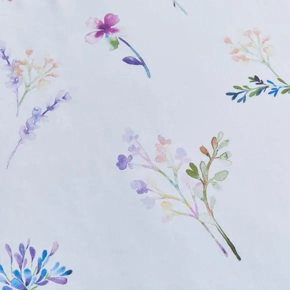 Floral Duvet Cover Set - Lilac, Polycotton