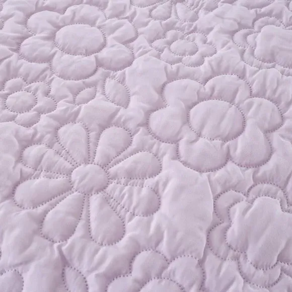 Floral Duvet Cover Set - Lilac, Polyester