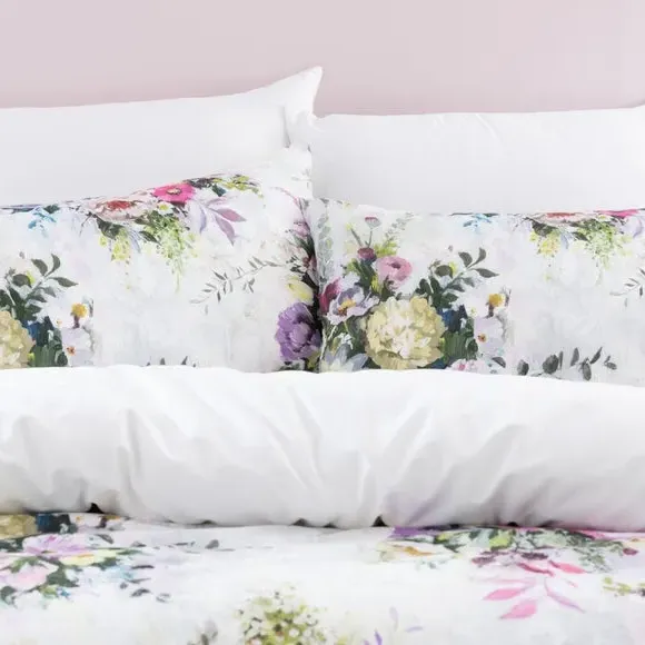 Floral Duvet Cover Set - Multicolor, Cotton