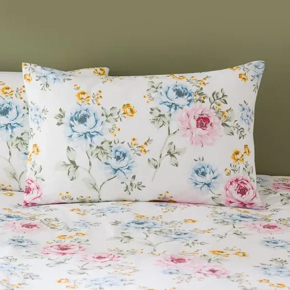 Floral Duvet Cover Set - Multicolor, Cotton Blend