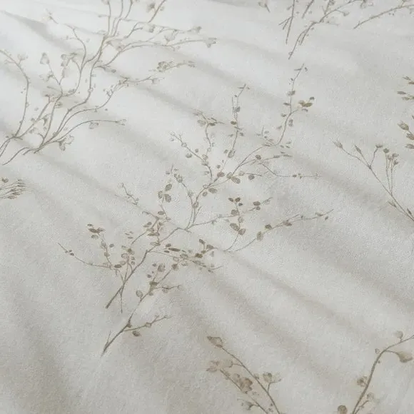 Floral Duvet Cover Set - Natural, Cotton