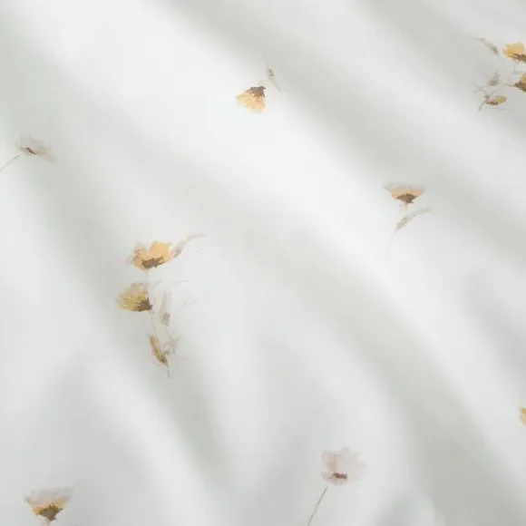 Floral Duvet Cover Set - Natural, Cotton