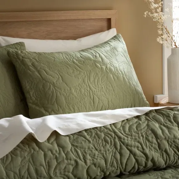 Floral Duvet Cover Set - Pear, Microfiber