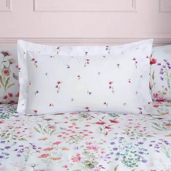 Floral Duvet Cover Set - Pink, Cotton