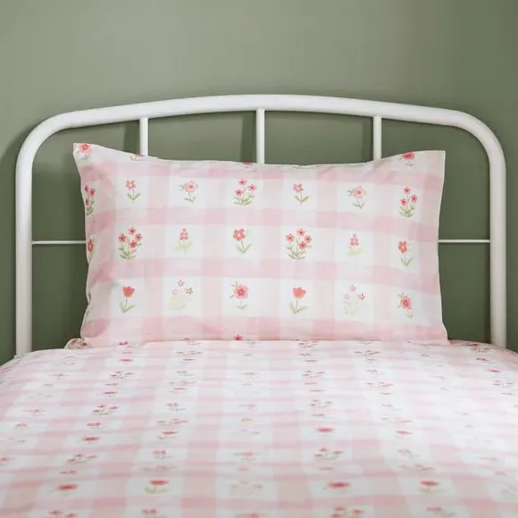 Floral Duvet Cover Set - Pink, Polycotton