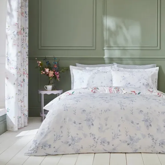 Floral Duvet Cover Set - Pink, Polycotton