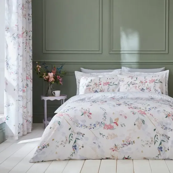 Floral Duvet Cover Set - Pink, Polycotton
