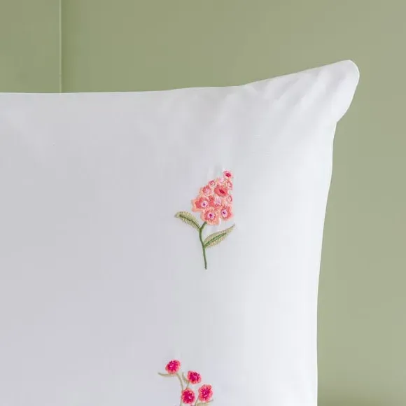 Floral Duvet Cover Set - Pink, Polyester