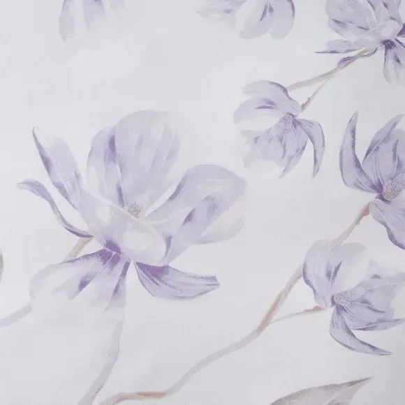 Floral Duvet Cover Set Reversible - Lilac, Cotton