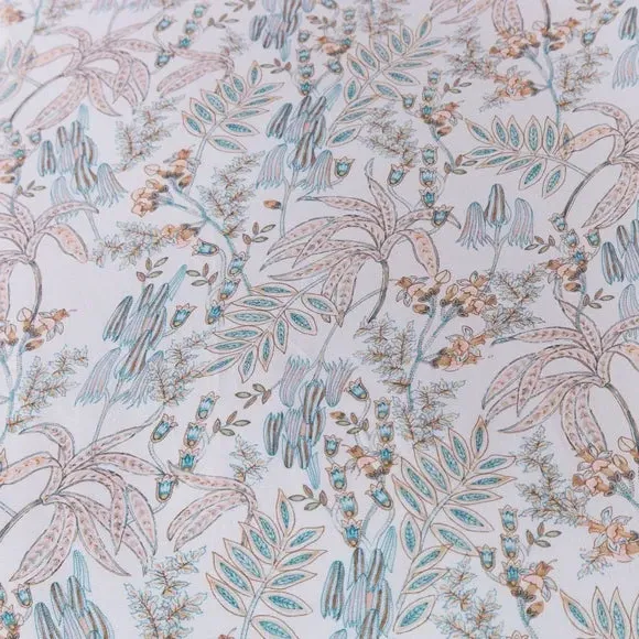 Floral Duvet Cover Set Reversible - Natural