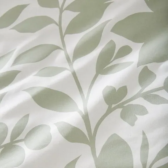 Floral Duvet Cover Set - Sage, Polycotton