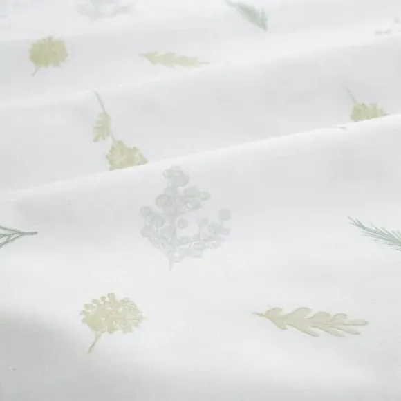 Floral Duvet Cover Set - White, Cotton