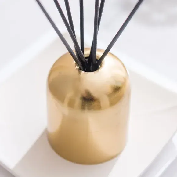 Floral Honey Reed Diffuser - Gold, Glass