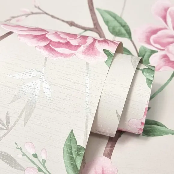 Floral Trail Wallpaper - Natural