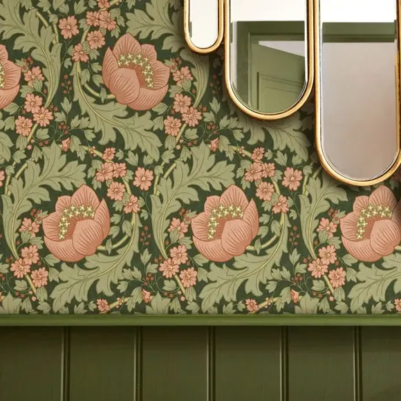 Floral Wallpaper - Multicolor, Paper