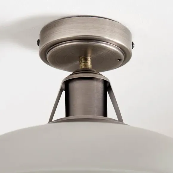 Flush Ceiling Light Dimmable - Grey