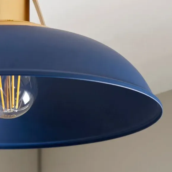 Flush Ceiling Light Dimmable - Navy