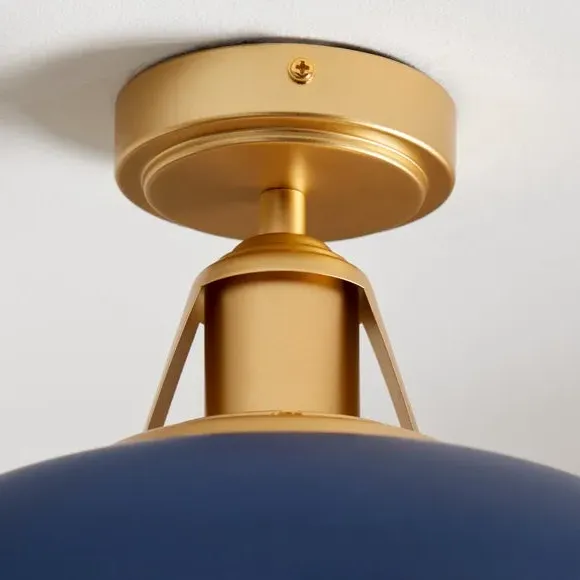 Flush Ceiling Light Dimmable - Navy