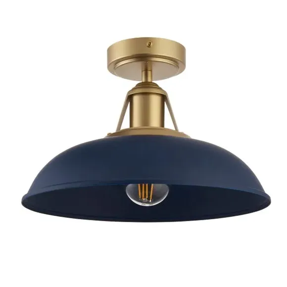 Flush Ceiling Light Dimmable - Navy