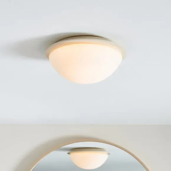 Flush Ceiling Light Dimmable - White Sand