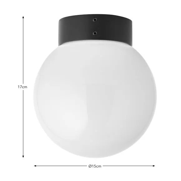Flush Ceiling Light Industrial Style - White