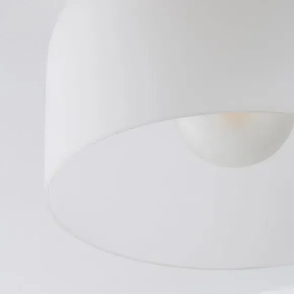 Flush Ceiling Light with Glass Dome - Gold, Metal