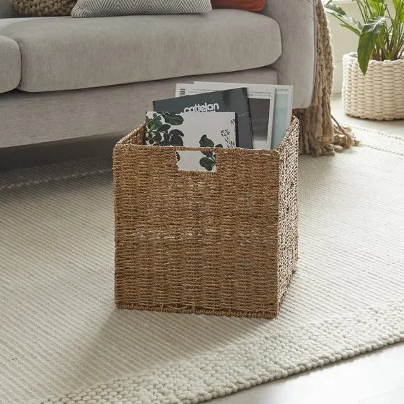 Foldable Storage Box - Natural, Seagrass