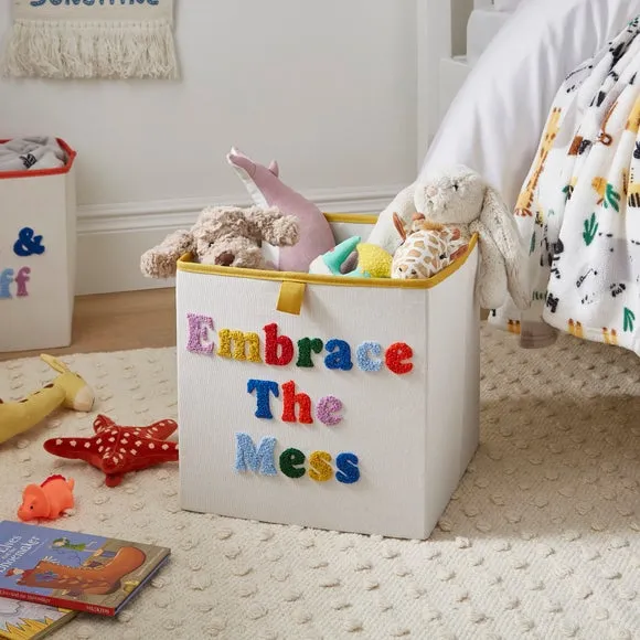 Foldable Storage Box with Handles - Multicolor