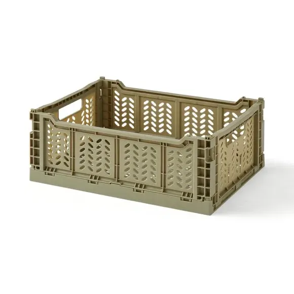 Foldable Storage Crate - Green
