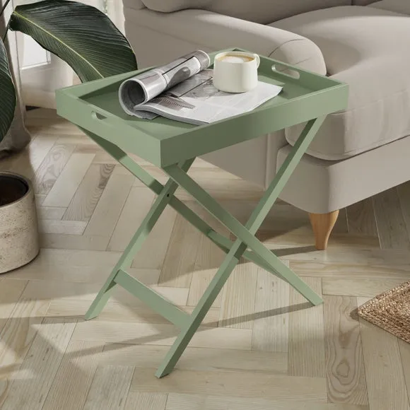 Foldable Tray Table with Removable Top - Lilypad